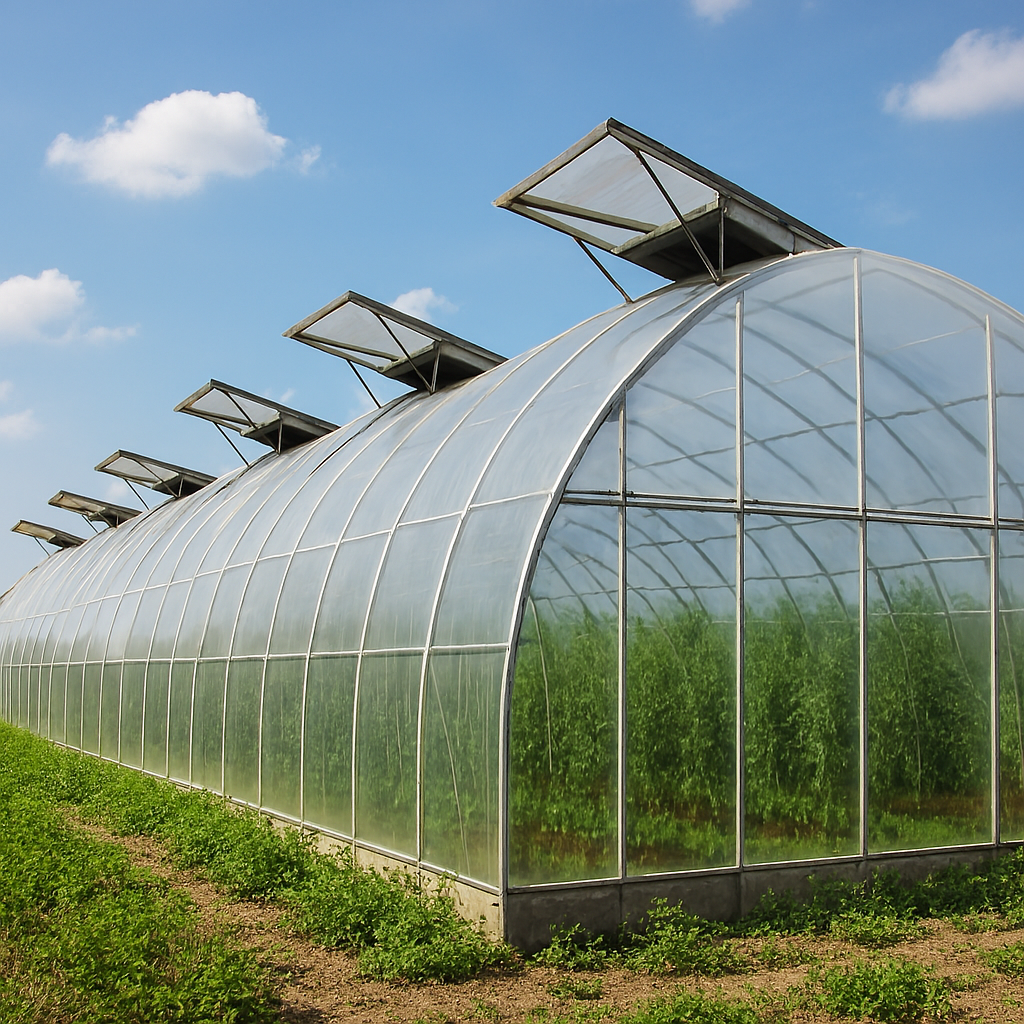 Naturally Ventilated Greenhouse